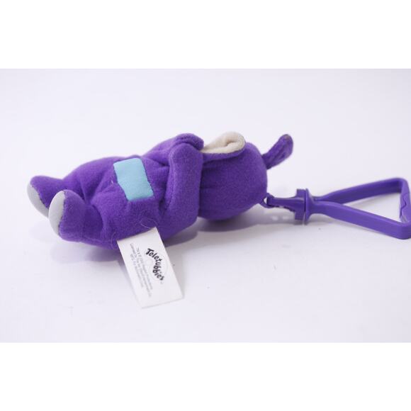 Teletubbies, Tinky Winky, Mini Plush, Clip, Keychain, Vintage, ~ 251107-WH 1393 - Picture 3 of 3